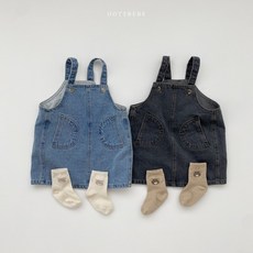 아기멜빵청치마