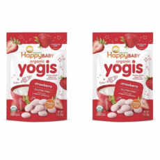 Happy Baby Yogis Mixed Berry 해피베이비 요기스 믹스베리 글루텐프리 요거트볼 아기과자 1oz(28g) X8개, 8개