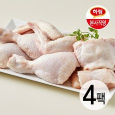 하림 FreshUP 닭볶음탕용 600g 4팩, 4개
