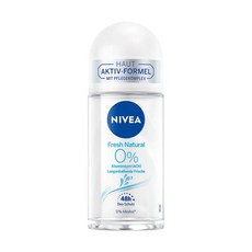 Nivea 독일 니베아 프레쉬 내추럴 데오드란트 롤 온 50ml 4팩, 4개