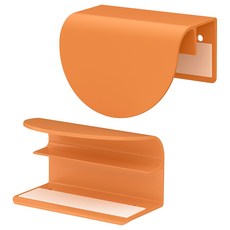 이케아 라트마스크 가구손잡이 60mm 오렌지 2p 60mm, 505.740.91, 2개