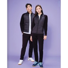 요넥스 트레이닝 상의 2023FW 233WU003M BLACK 남성 패딩 상의 트레이닝 점퍼 오남스포츠