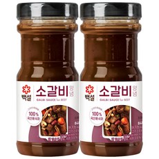 (2개묶음)백설 소갈비양념840g 백설양념 고기양념 EBK-20051 갈비양념장 소고기
