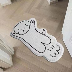 강아지일러스트러그