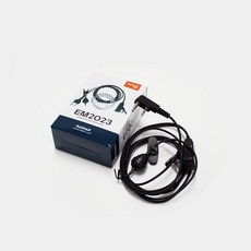 라디아 옵티텍 LT-6100(PLUS)용 라디아 EM2023 경호 이어마이크 E타입 이니어 무전기이어폰, 1개