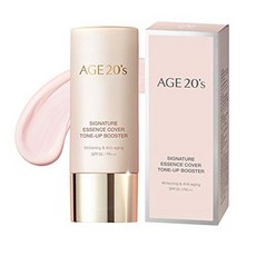 AGE 20s 브라이트닝 톤업 부스터 메이크업베이스 및 프라이머 71 %의 하이 드레이팅 에센스 (1.35 fl oz, One Color_One Size, One Color_One Size, One Color