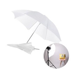 [대한] 촬영 조명 우산 엄브렐라 반사판 스튜디오 장비 양면투과 화이트, 양면 투과 - 화이트, 1개