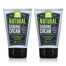 Pacific Natural Shaving Cream Safe Natural 퍼시픽 내추럴 쉐이빙 크림 100ml 2팩 1세트, 2개