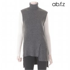 ab.plus ab.f.z 언발슬릿 앙고라 니트 베스트 (AFS4GW53A)