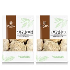 인차 국내산 말린 노루궁뎅이버섯 노루궁댕이 버섯 차, 2개, 100g