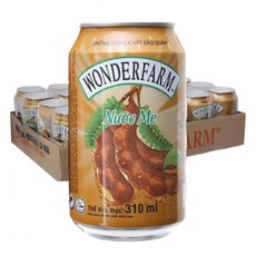 Vmart 베트남 원더팜 타마린드 음료 Nuoc me 310ml, 24개