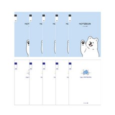 모닝글로리 초등생 3-6학년 노트 21줄 23줄 10개입 꼬맹이샵, 10권, 23줄 노트 남아용