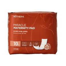 마더케이 여성용 미라클 산모패드 10매 1개, FREE(onesize), 10매입