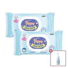 시리우스 강아지 발씻자 티슈형 80매 x 2개 + 증정 (강아지 발씻자 270ml), 270ml