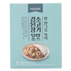 피코크 밥한그릇뚝딱 소고기강된장덮밥소스 150g x3, 150g x 3개