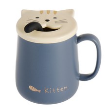 캐릭터 고양이 도자기 컵 크리에이티브 캡슐 머그컵, 섹션 A, 401-500ml