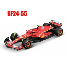 새로운 2024 F1 Bburago 1:43 Mclaren Mcl38 마이애미 Gp 모나코 Amg W15 합금 미니어처 다이캐스트 모델, 04 SF24-55
