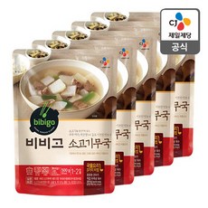 비비고 소고기무국, 500g, 5개