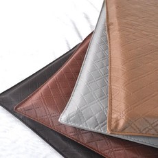 교회 행사용 생활방수 심플 가죽 레자방석 커버 기도 수험생 명상 애견