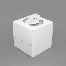 2단 케이크상자 1호(21cm) 화이트 10개