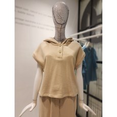 [DEWL] 캡소매포인트 셋업 후드 티셔츠 L242PSM052 백화점 아울렛 (3884656)