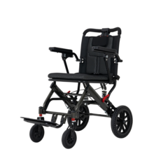 2H메디컬 페더체어 시리즈 - 8kg 초경량 알루미늄 수동 접이식 여행용 장애인 휠체어, 1개, 맥스