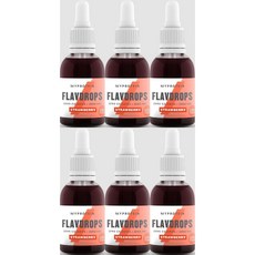 Myprotein 마이프로틴 플레이브 드롭스 0칼로리 딸기 시럽, 100ml, 6개
