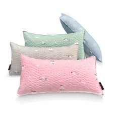 베고자니 1+1 시어서커 돛단배 메밀 베개_20x50, 1개, 블루+블루