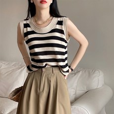 스트라이프조끼