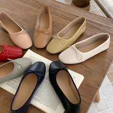 225부터 270까지 빅사이즈 여성단화 귀여운 리본플랫