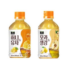 해태 허니유자모과생강 280ml (24펫) 택, 24개