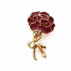 리본카네이션브로치