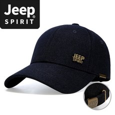 JEEP SPIRIT 캐주얼 야구 모자 CA0602 + 모던프로 정품 인증 스티커, 네이비