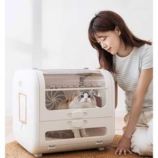 강아지 고양이 샤워 건조기 펫 드라이룸 털 말리기, 1개