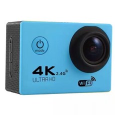 미니캠코더 휴대용 4K 액션 카메라 방수 원격 제어 야외 사이클링 기록 HD 디지털 사진 캠, [04] gold, [04] gold