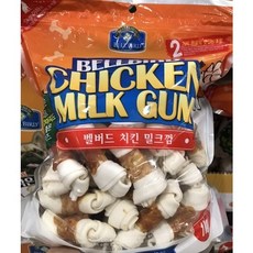 벨버드 치킨밀크껌 1KG, 2. 큰사이즈, 1개 - 벨버드치킨껌