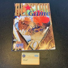 데릭 지터"1996 ROY" 서명 1996년 아마존 스포츠 수집품 매장에서 열린 올스타 게임 프로그램 Steiner COA, 단일옵션