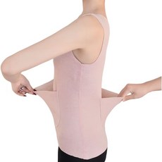 1/1+1 겨울 여성 방한 보온 발열 속옷 민소매 이너 축열 보온 더블 포켓 나시