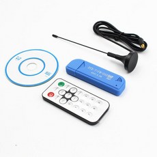 TV 수신기 TV 튜너 USB 2.0 블루 TV 스틱 DAB FM DVB T RTL2832 R820T SDR RTL SDR IR 원격 안테나 동글 스틱|TV 스틱|, 파란(A1)