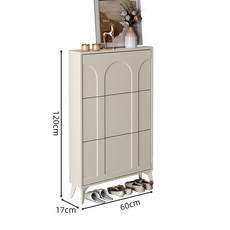 남쪽나무 현관 신발장 슬림 신발장 크림 스타일 신발장 ZTXG10-XG23, 60CM, 17CM, 세