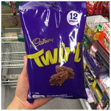 호주 캐드베리 트월 초콜릿 168gx2개 Cadbury Twirl Sharepack, 2개, 168g
