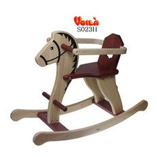 유아용원목목마