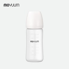 [모윰] 실리콘 코팅 노꼭지 유리 젖병 240ml 2팩, 상세 설명 참조, 2개