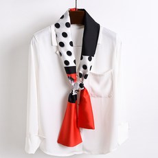 디아쿠아 여성 봄가을 패션 코디 쁘띠 롱 스카프