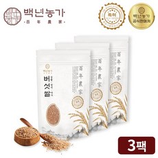 백년농가 세리네밥집 차가 영지 린테우스 상황버섯 현미 쌀 400g, 3개