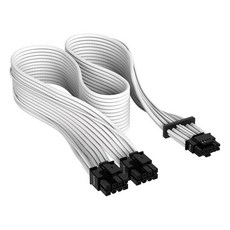 [CORSAIR] Premium 600W PCIe 5.0 Type-4 12VHPWR 슬리빙 케이블 [화이트]