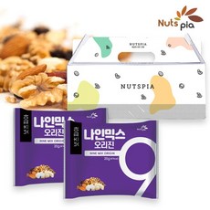 넛츠피아 나인믹스 오리진 하루견과, 500g, 1박스 20g, 25개입