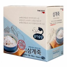 반려동물 원기회복 수제 삼계죽 1박스 요크셔테리어, 150g, 10개 - 강아지삼계죽