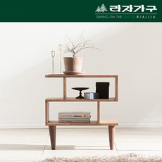  우드림 고무나무 원목 디자인 협탁_BT106, 월넛 