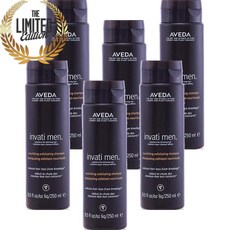 아베다 인바티 맨 너리싱 엑스폴리에이팅 샴푸 250ml, 수량: 6　　　　　(상품코드746p)